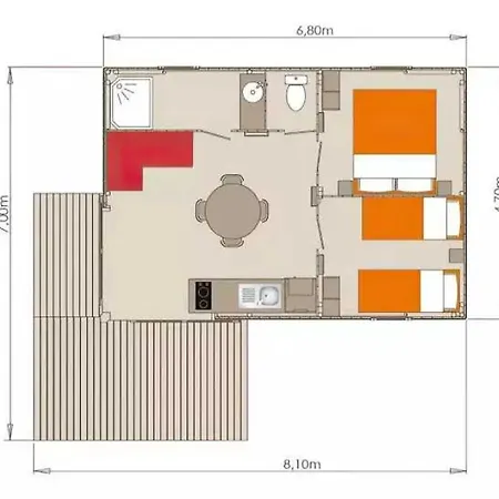 Chalet 3 Etoiles - Piscine - Eecc0e *